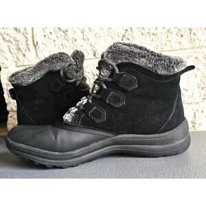 BARETRAPS Augustina Cold Weather Fur Lined Black Boots Women's Sz 8.5